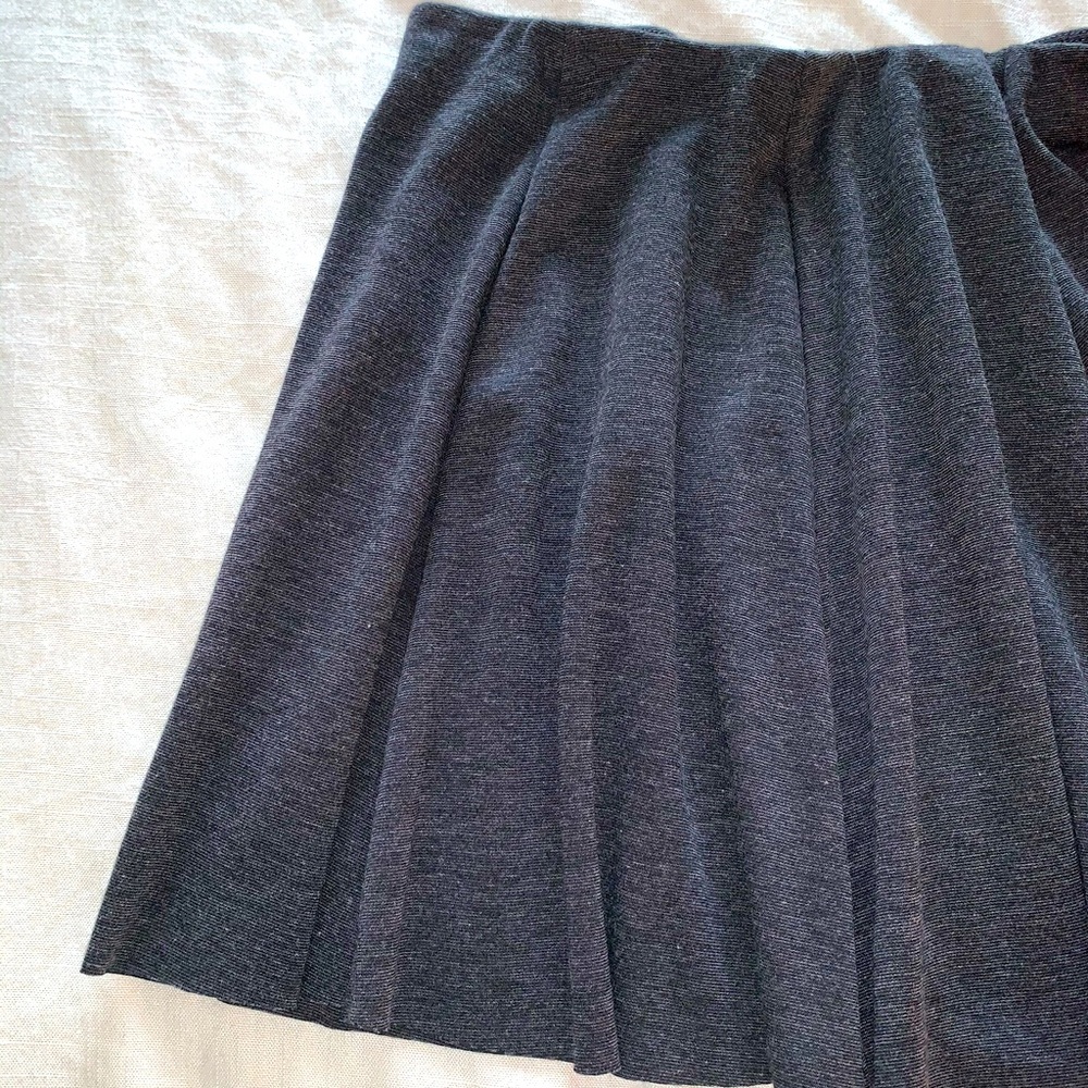 Zara Gray Skater Skirt